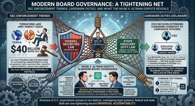 Modern Board governance.